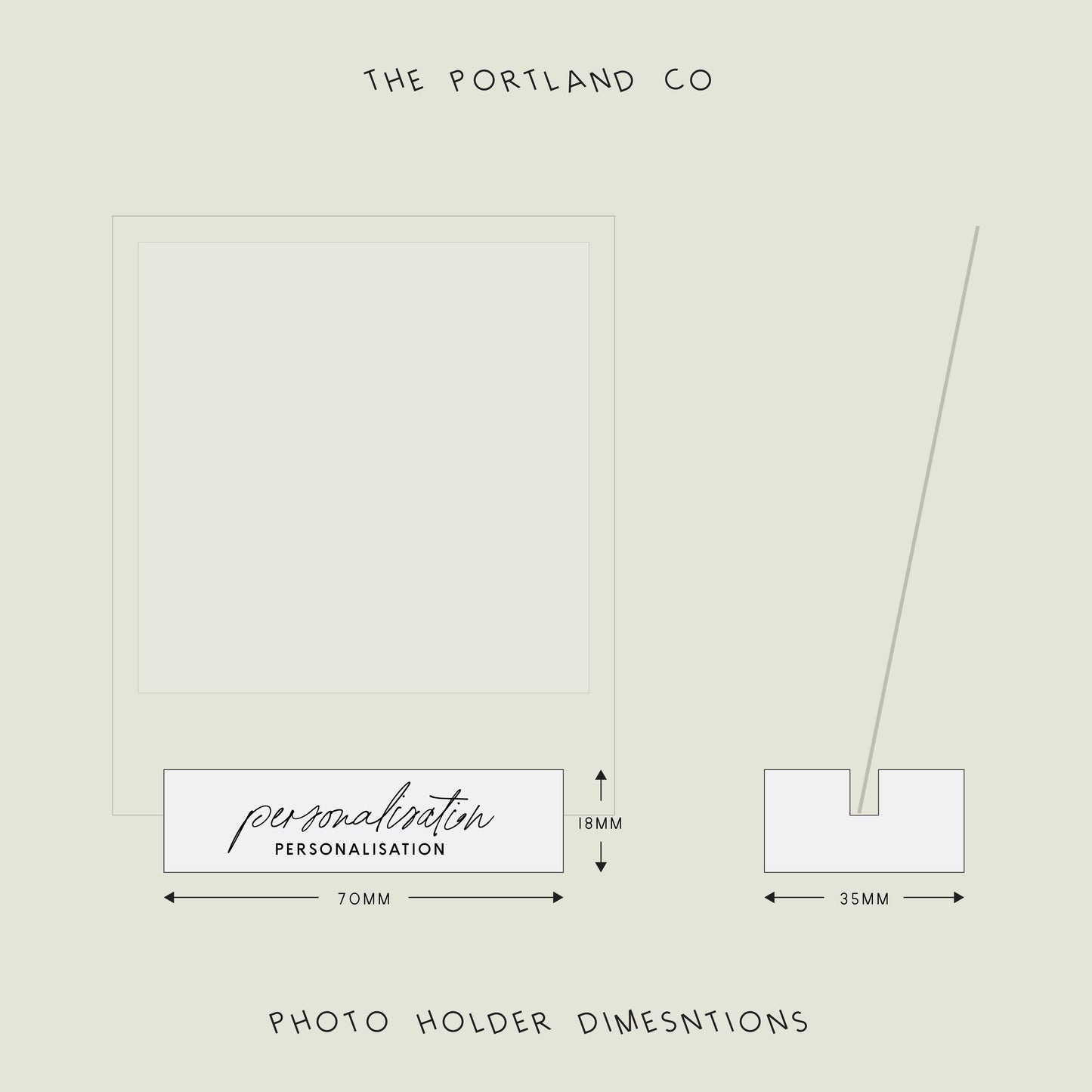 Personalised Wedding Wooden Photo Holder