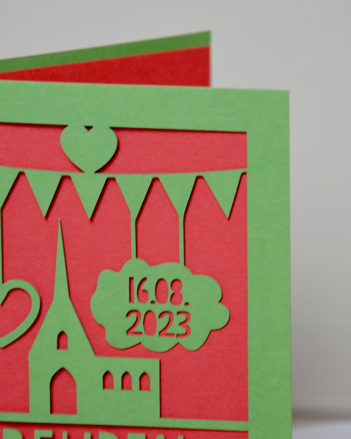 Baptism Laser Cut Greeting Card