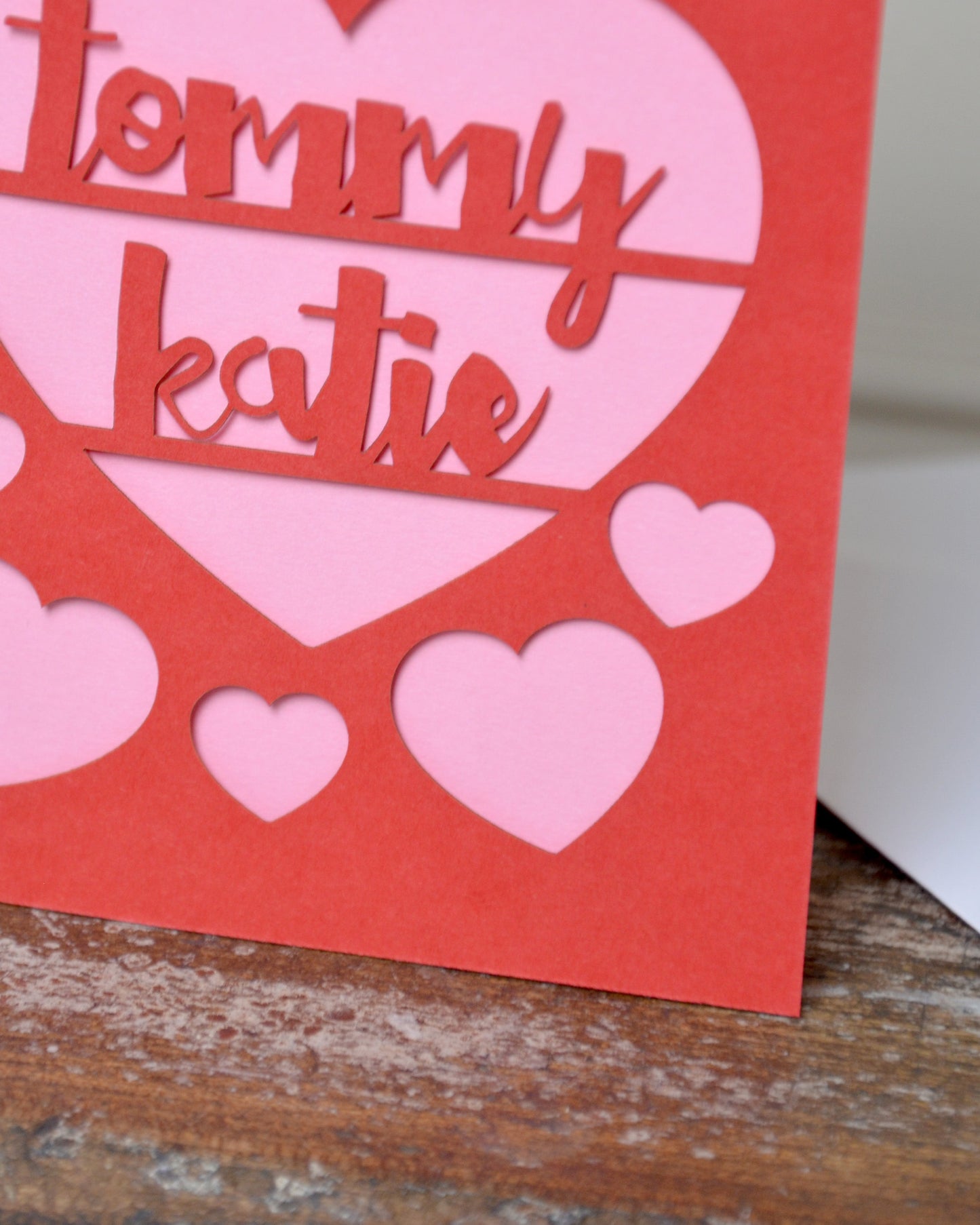 Papercut Love Heart Card