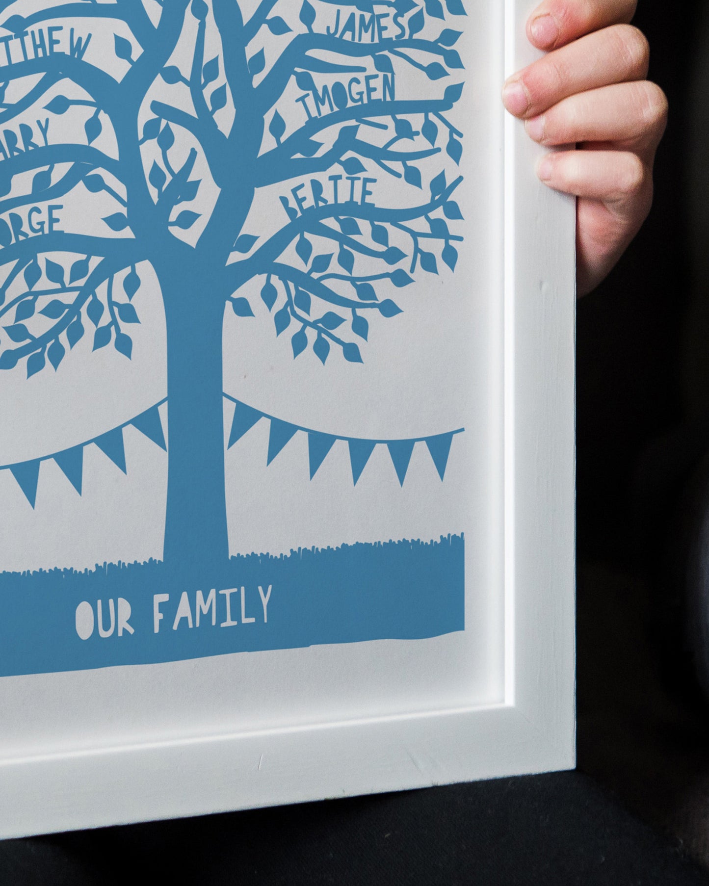 Personalised My Family Tree Print