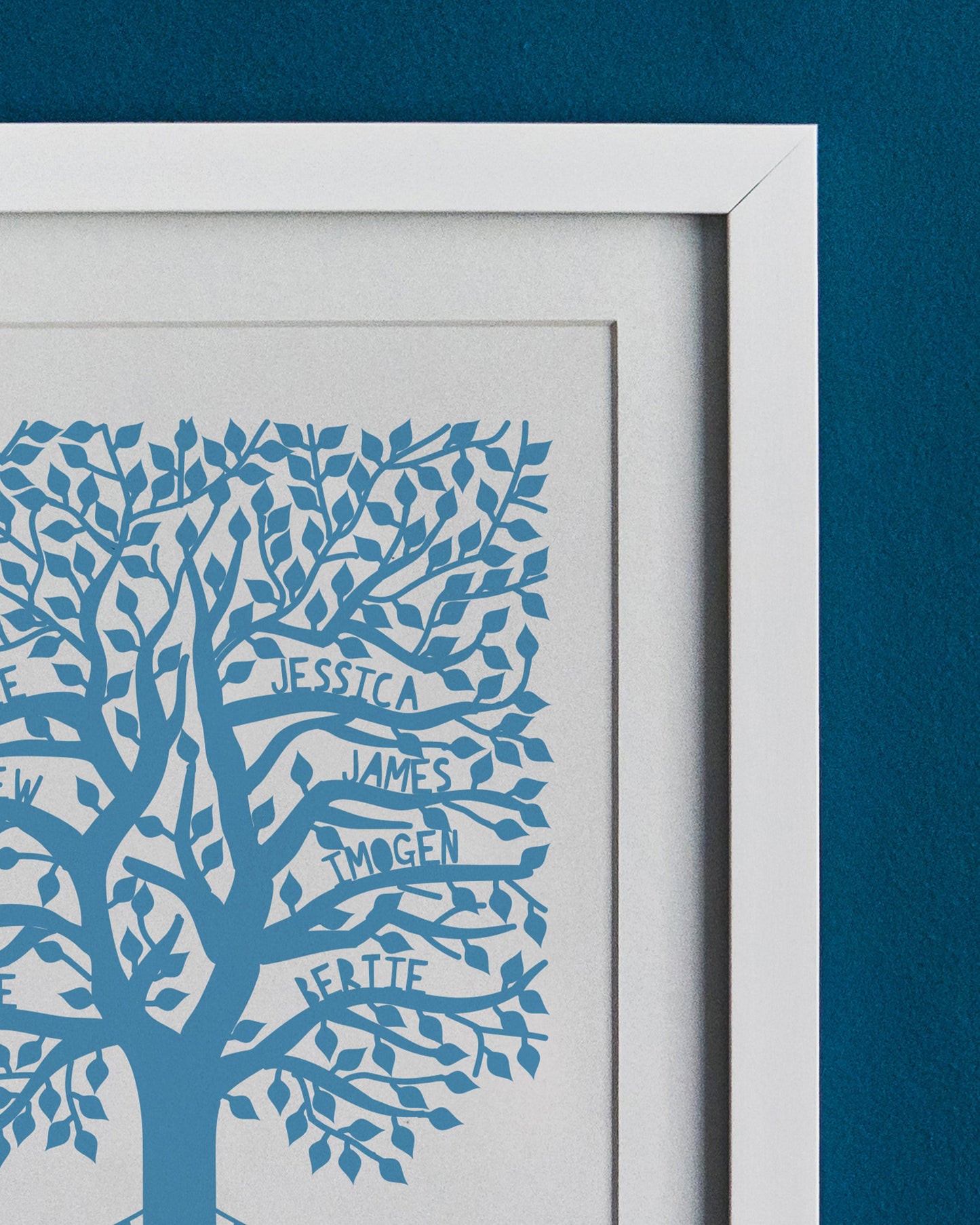 Personalised My Family Tree Print