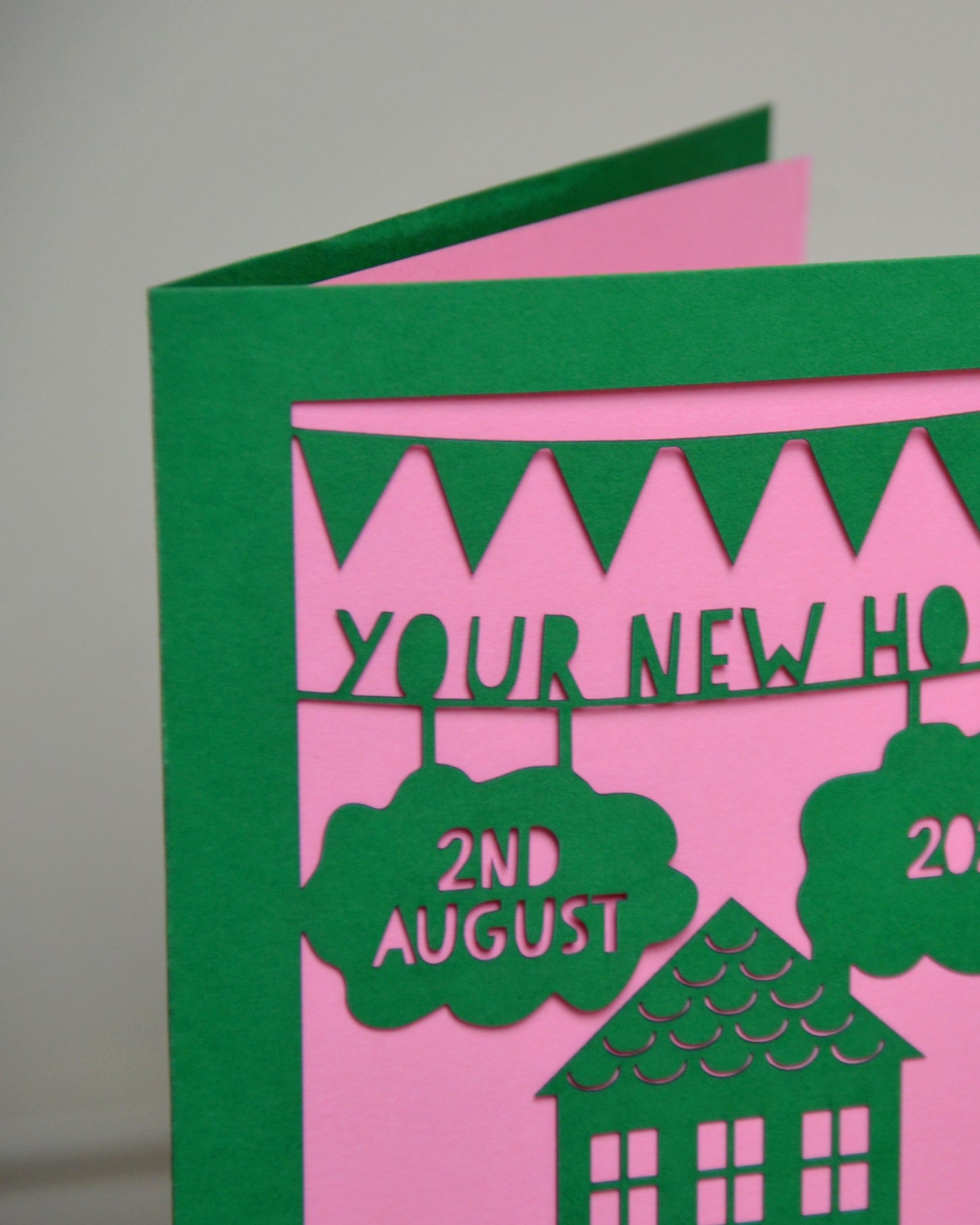 New Home Laser Cut Greeting Card