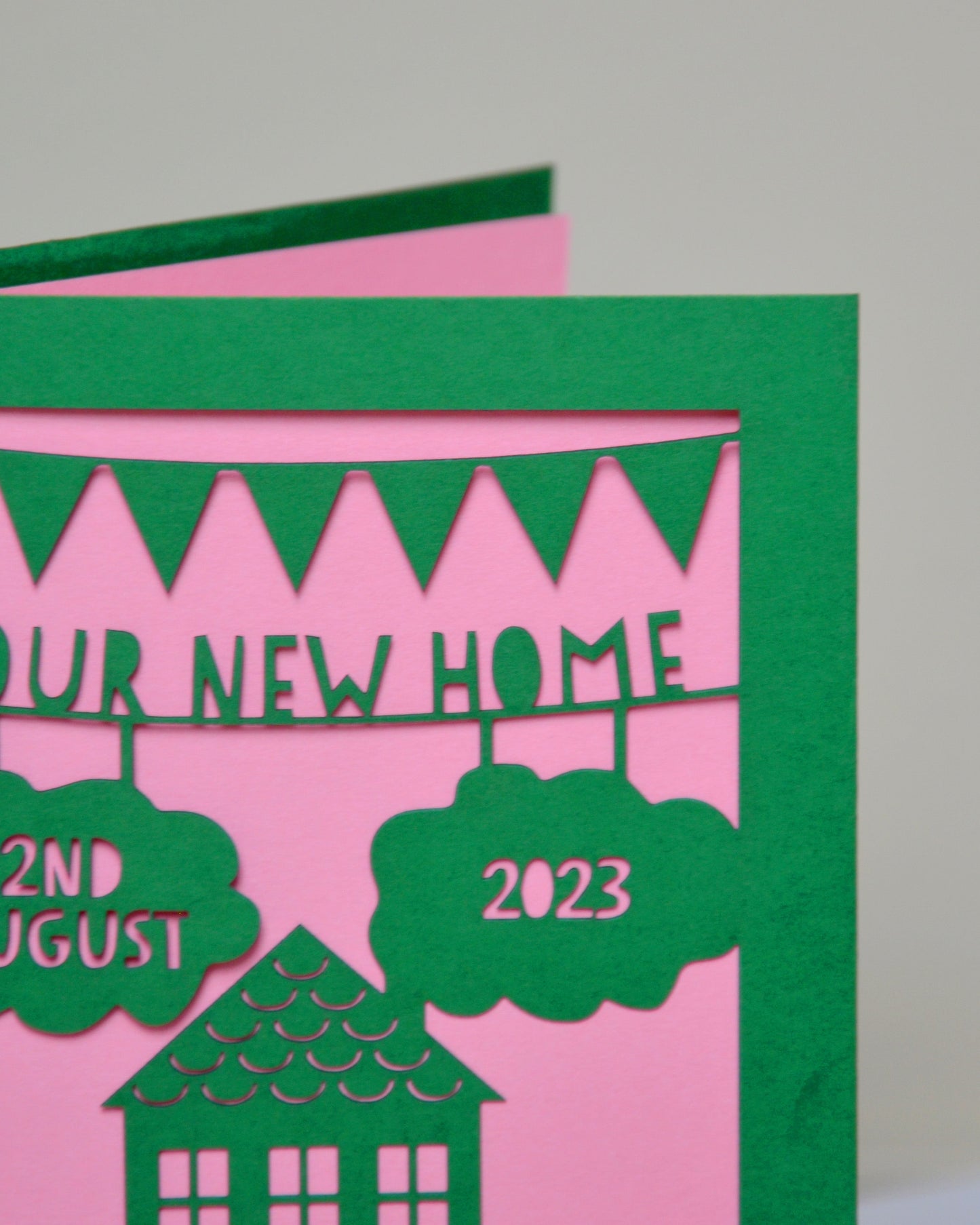 New Home Laser Cut Greeting Card