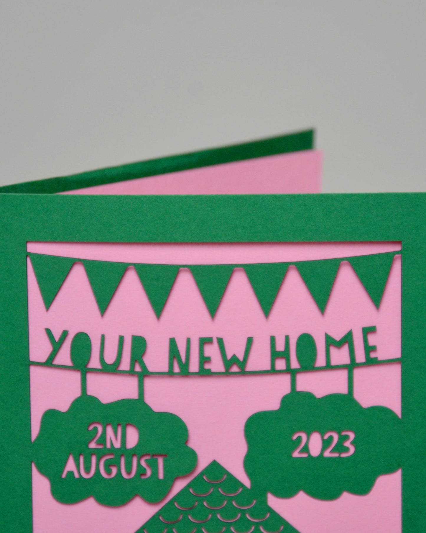 New Home Laser Cut Greeting Card