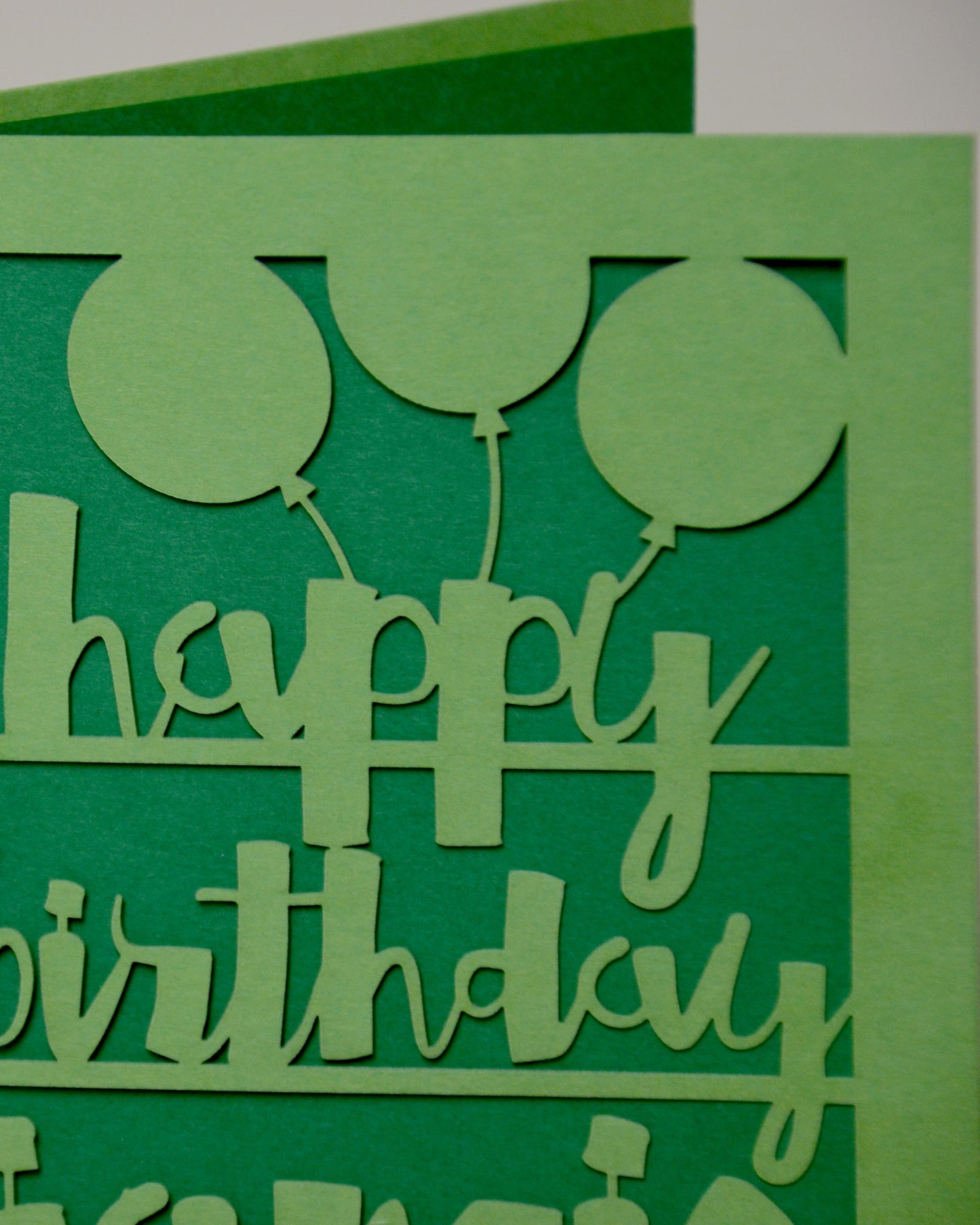 Papercut Birthday Card