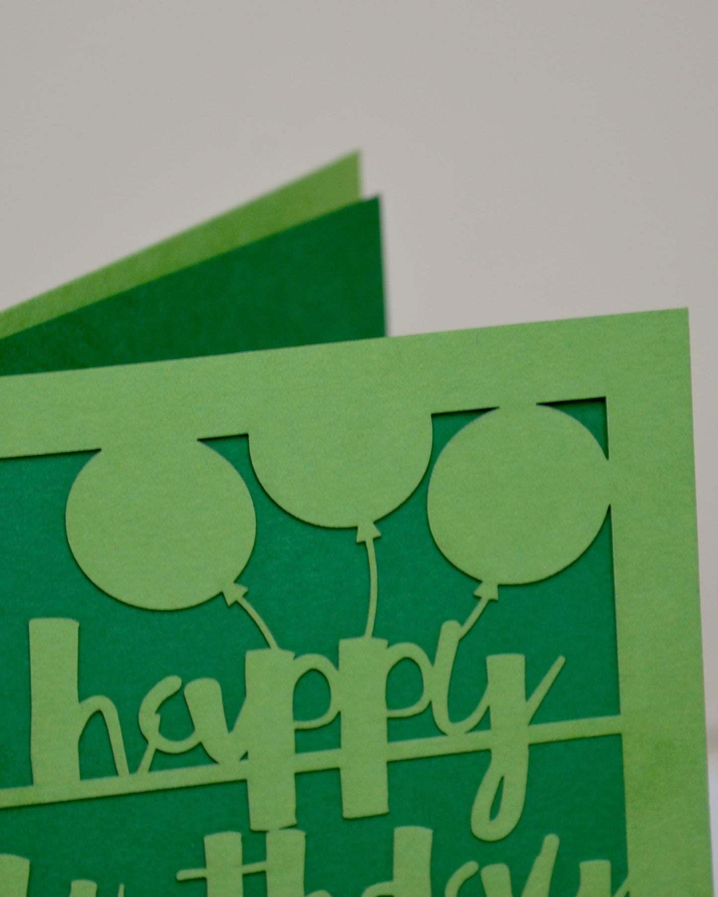 Papercut Birthday Card