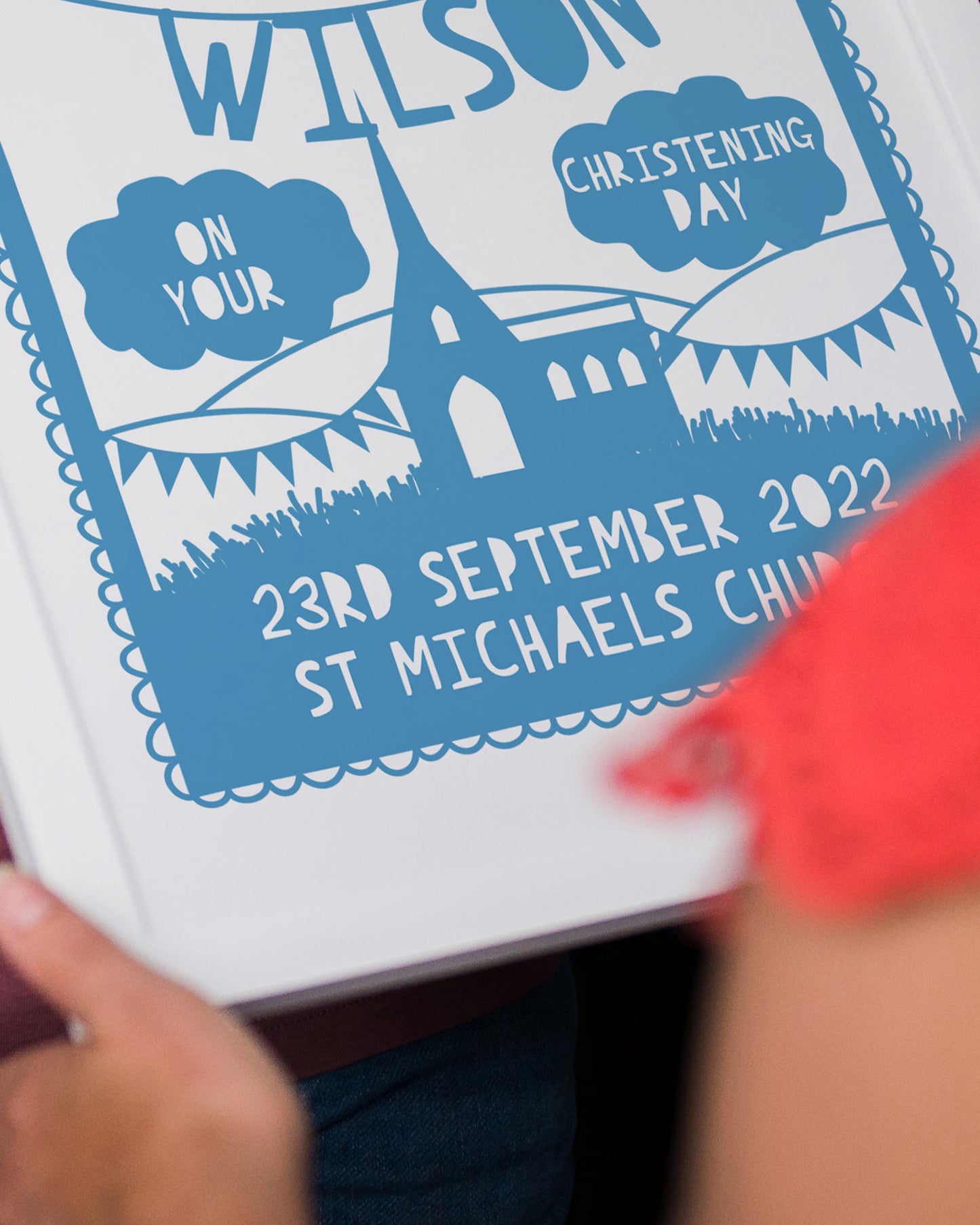 Personalised Christening Print