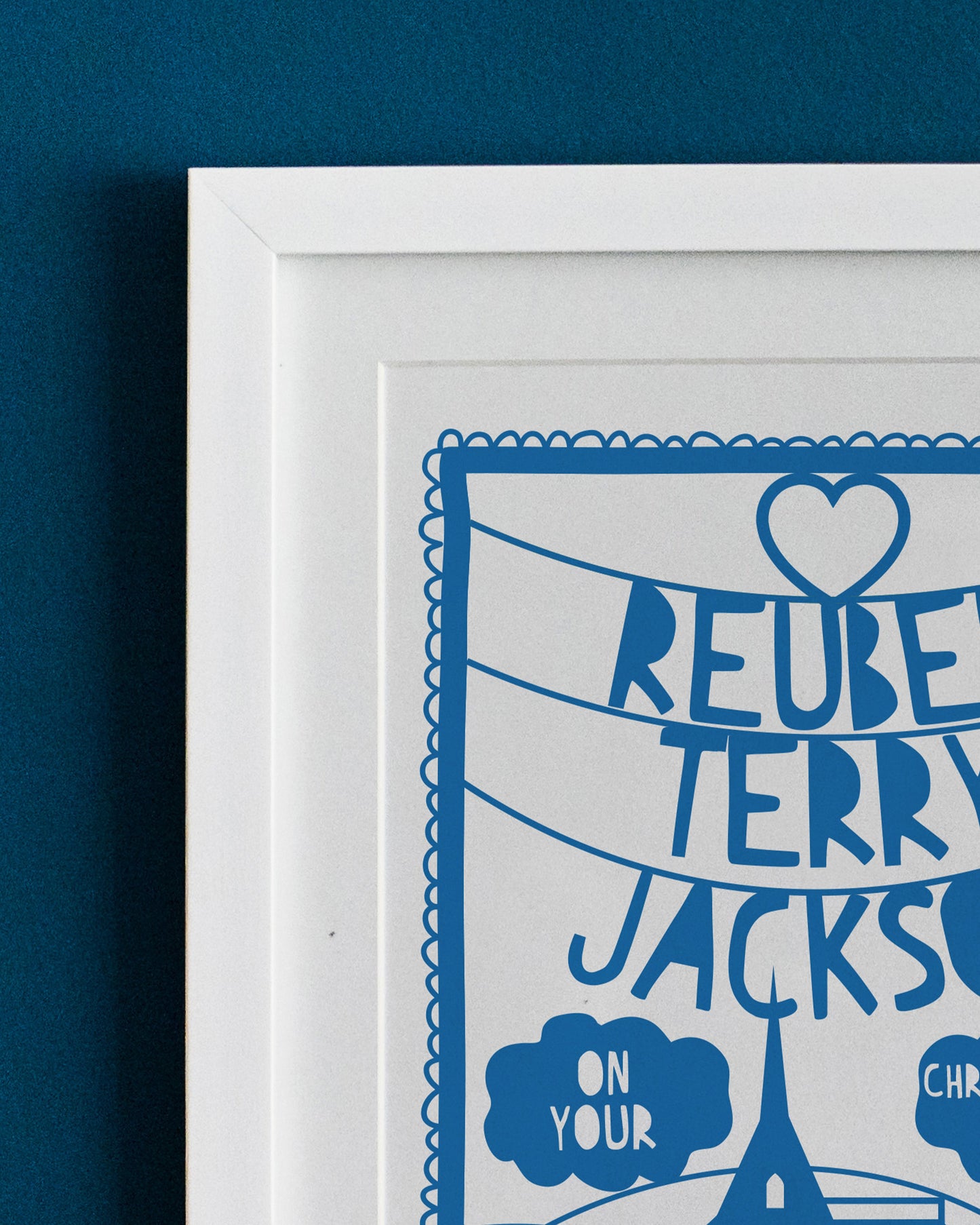 Personalised Christening Print