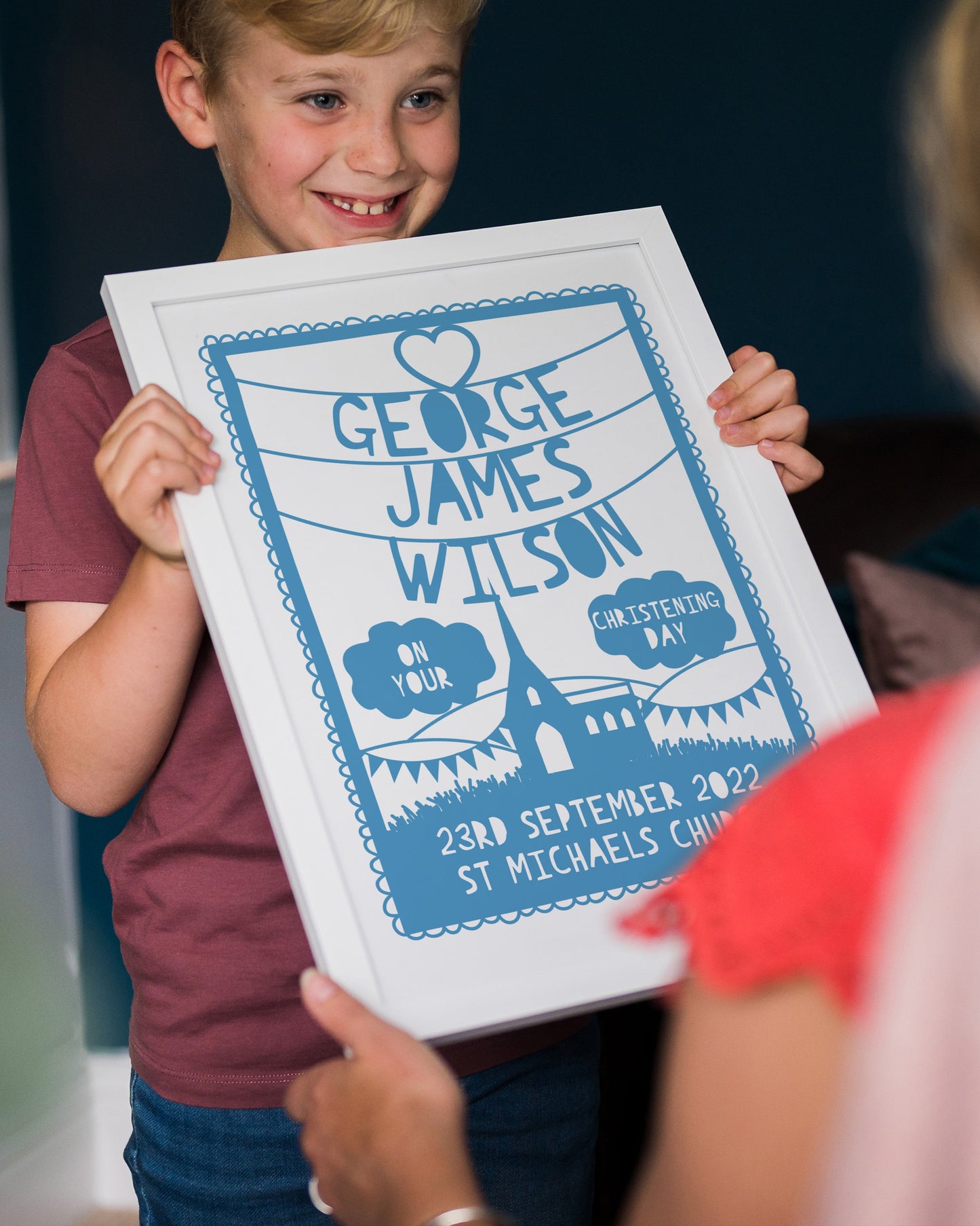 Personalised Christening Print