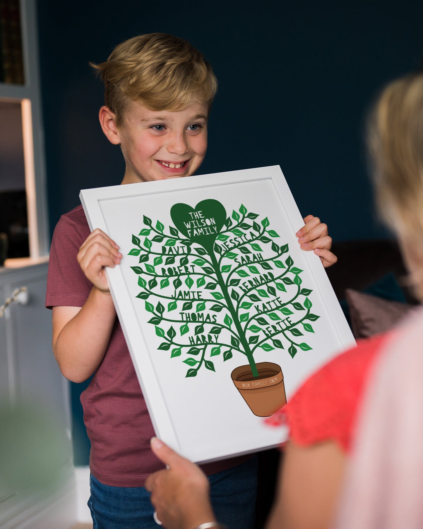 Personalised Family Tree Plant