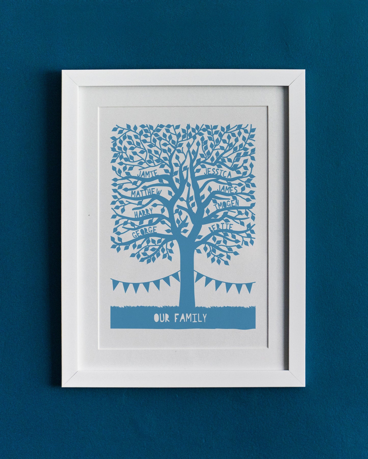 Personalised My Family Tree Print