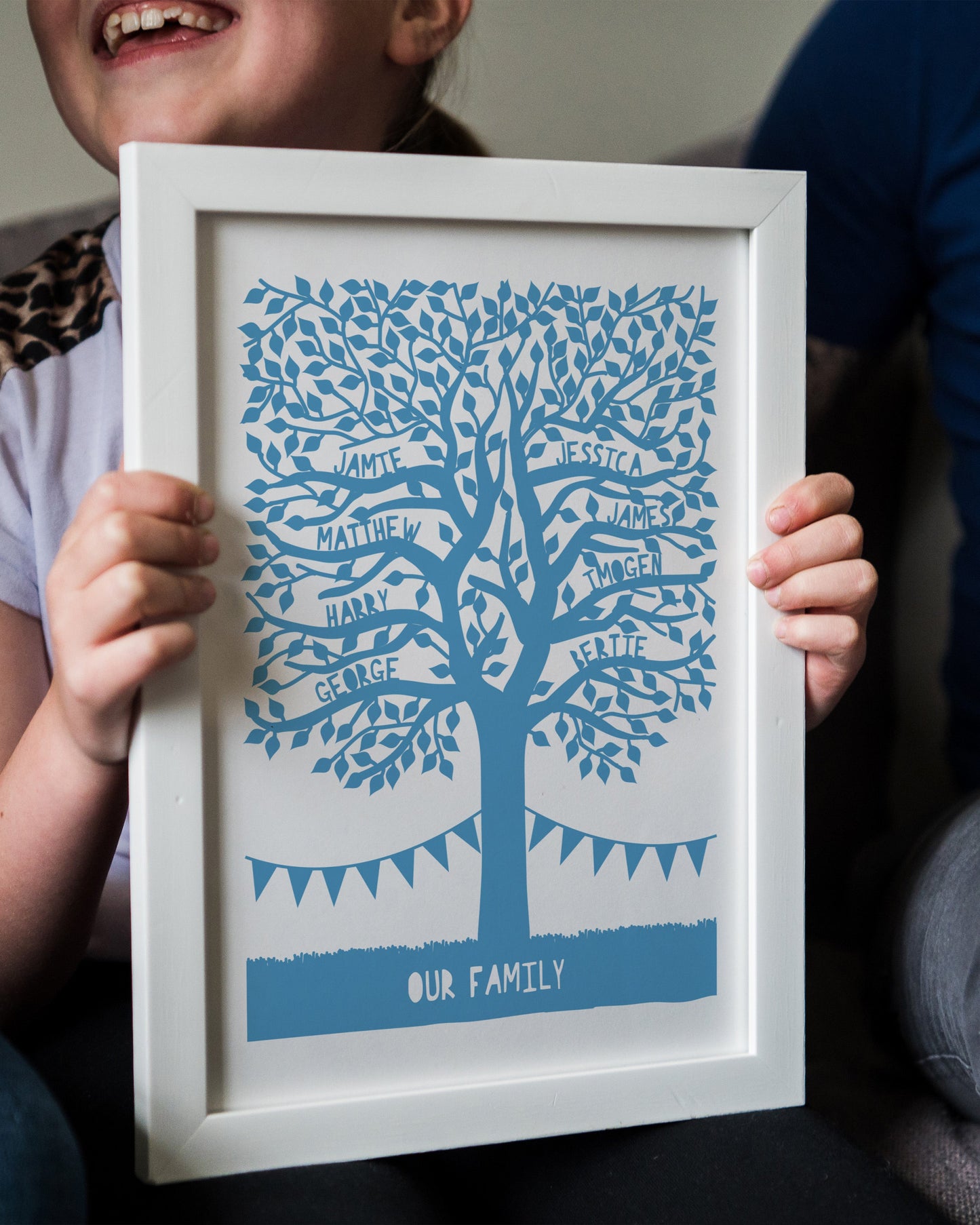 Personalised My Family Tree Print