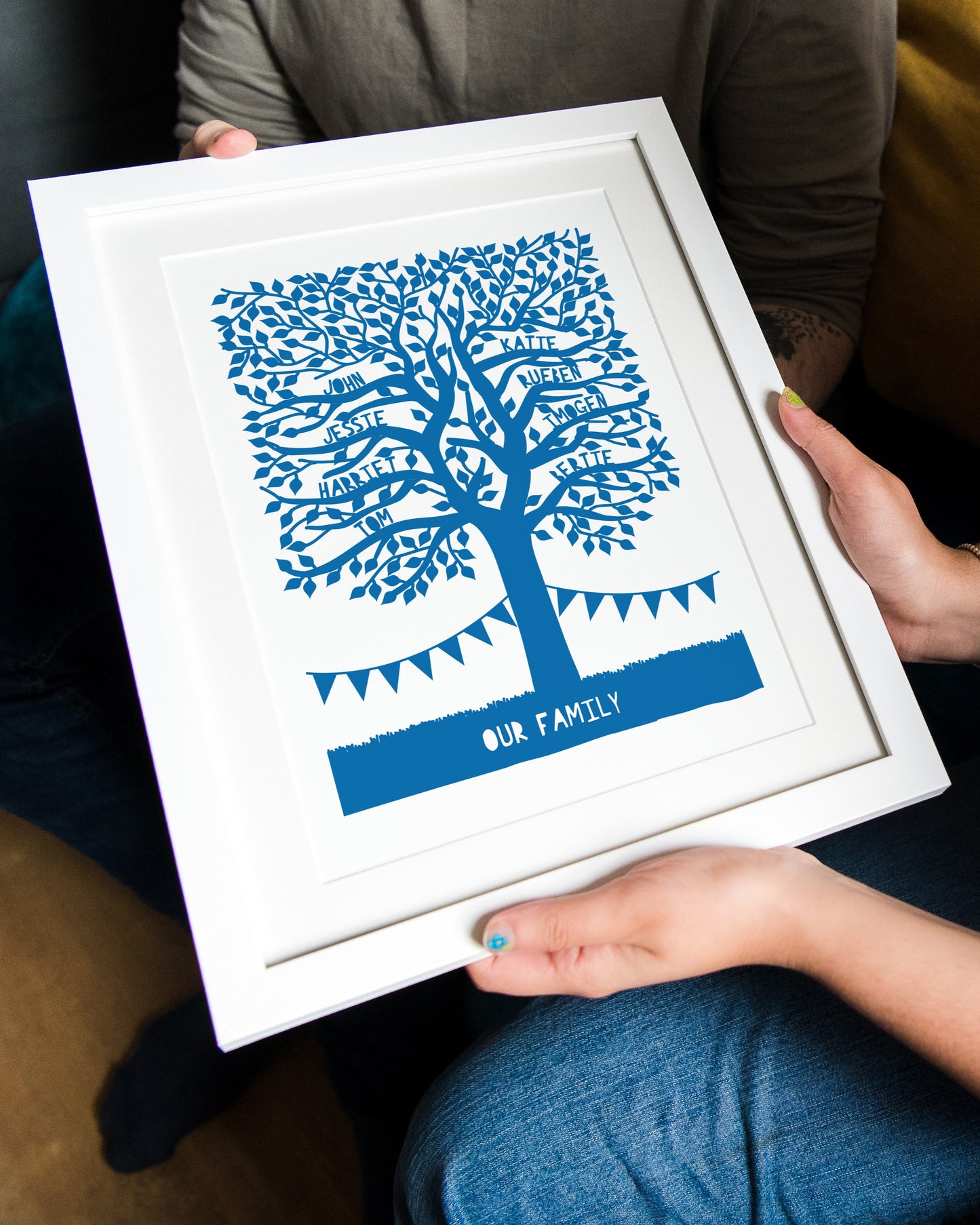 Personalised My Family Tree Print