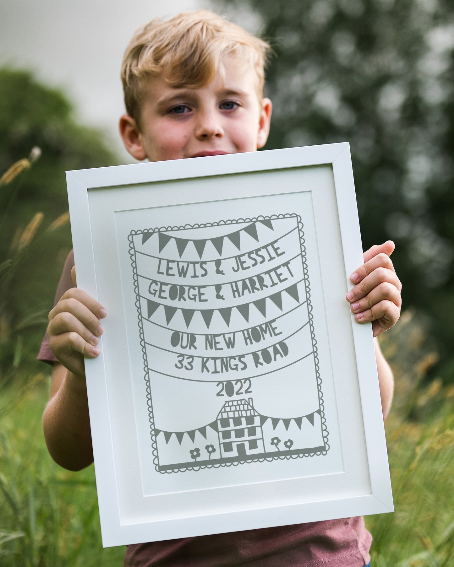 Personalised First New Home Print
