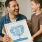 Personalised Heart Tree Print