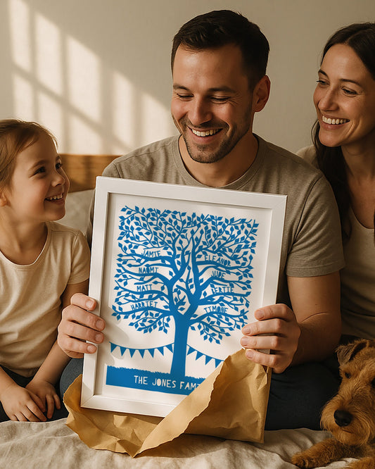 Personalised My Family Tree Print