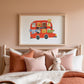 Personalised Zoo Bus Children's Print