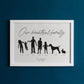 Personalised Family Silhouette Print