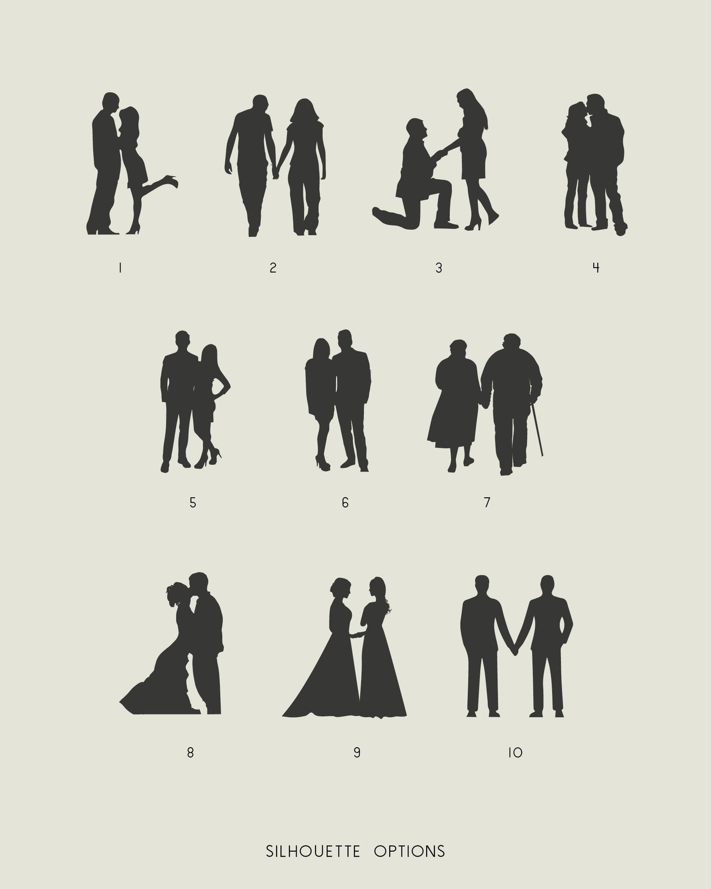 Personalised Couples Anniversary Papercut Style Print
