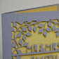 Wedding Day Silhouette Laser Cut Greeting Card
