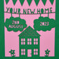 New Home Laser Cut Greeting Card