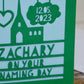 Naming Day Laser Cut Greeting Card