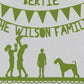 Personalised Family Names and Silhouette Print