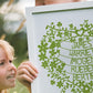 Personalised Heart Tree Print