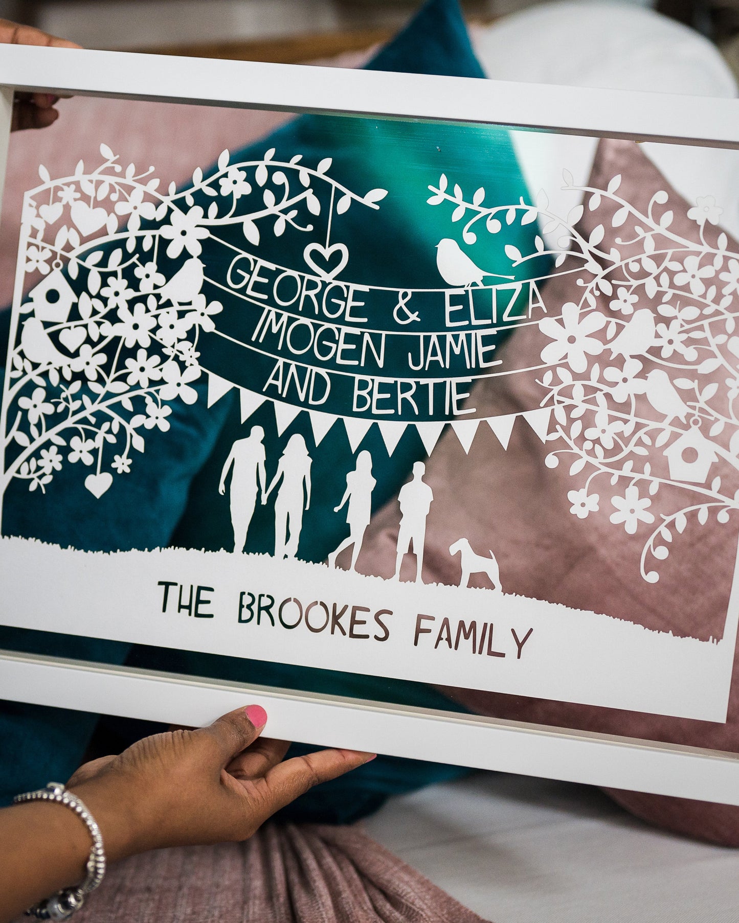 Personalised Family/Couples Papercut