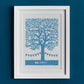 Personalised My Family Tree Print