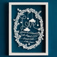 Personalised Love Papercut