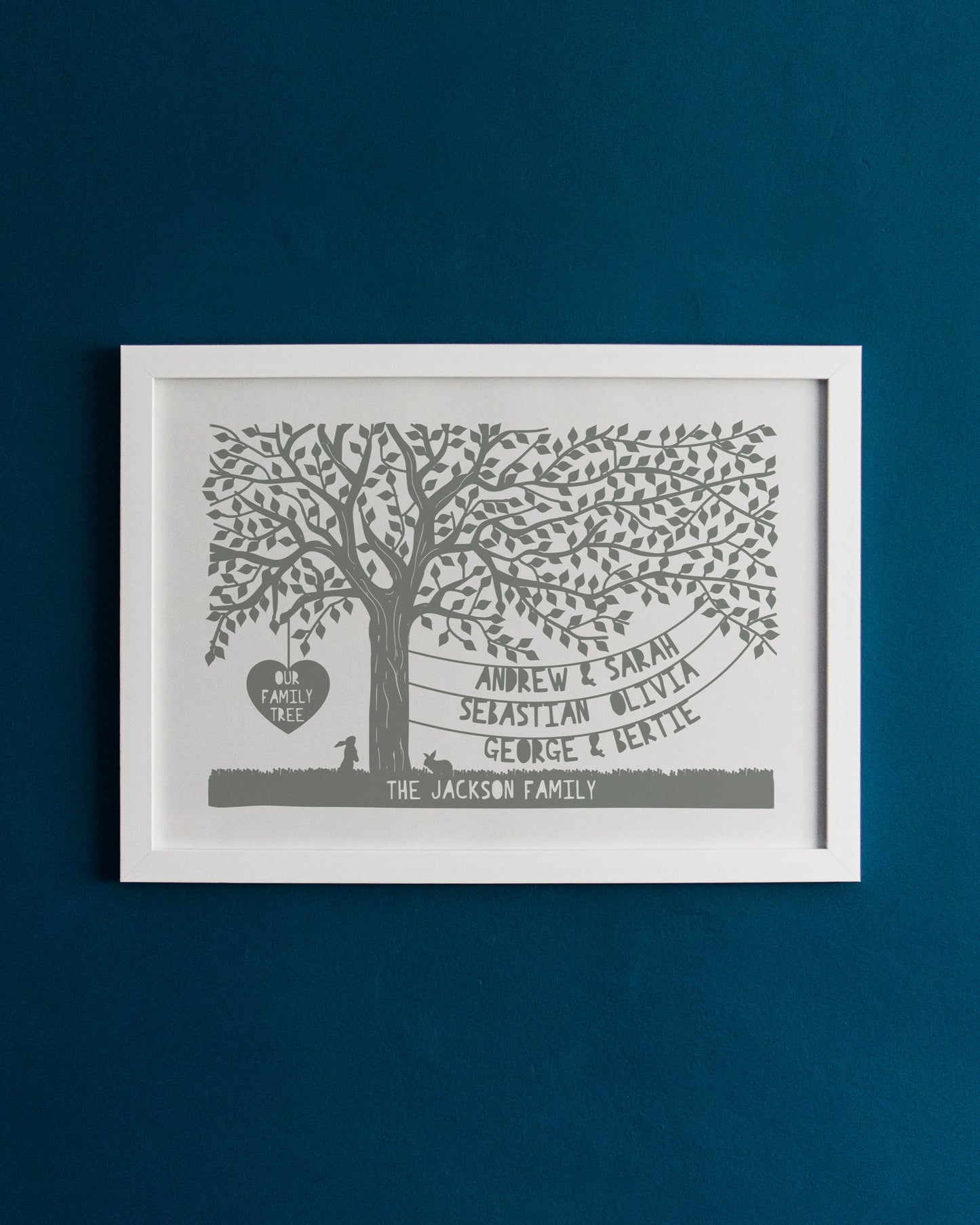 Personalised Family Tree Print