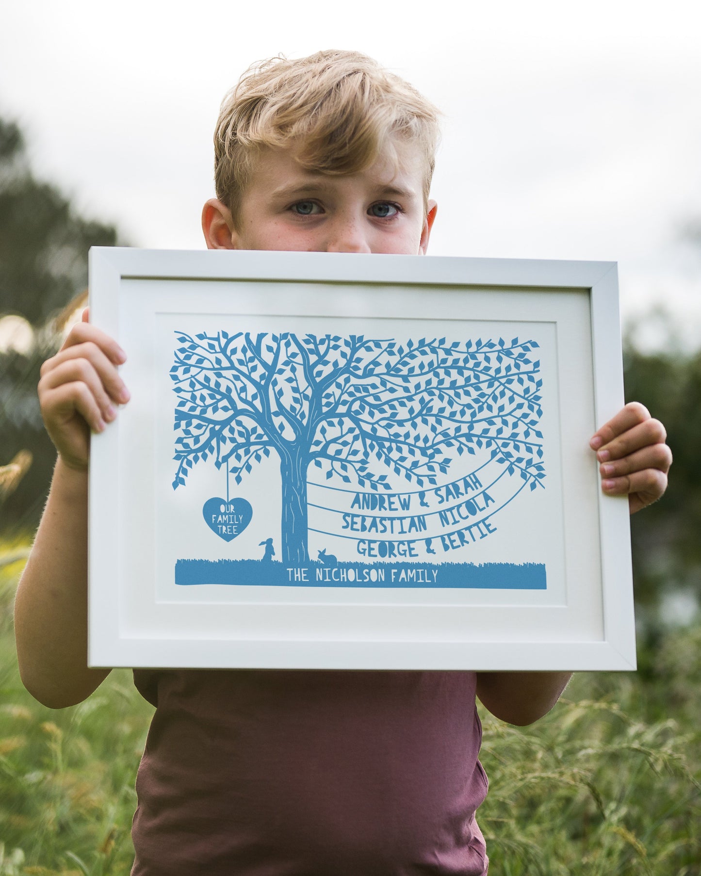 Personalised Family Tree Print