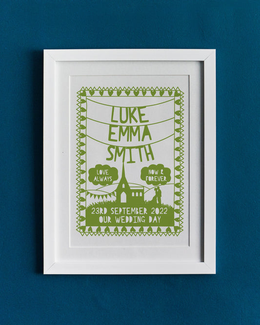 Personalised Wedding Print