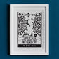 Personalised Wedding Venue Papercut Style Print
