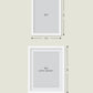 'You mean the world to me' Personalised Print